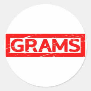 Adesivo Carimbo Grams