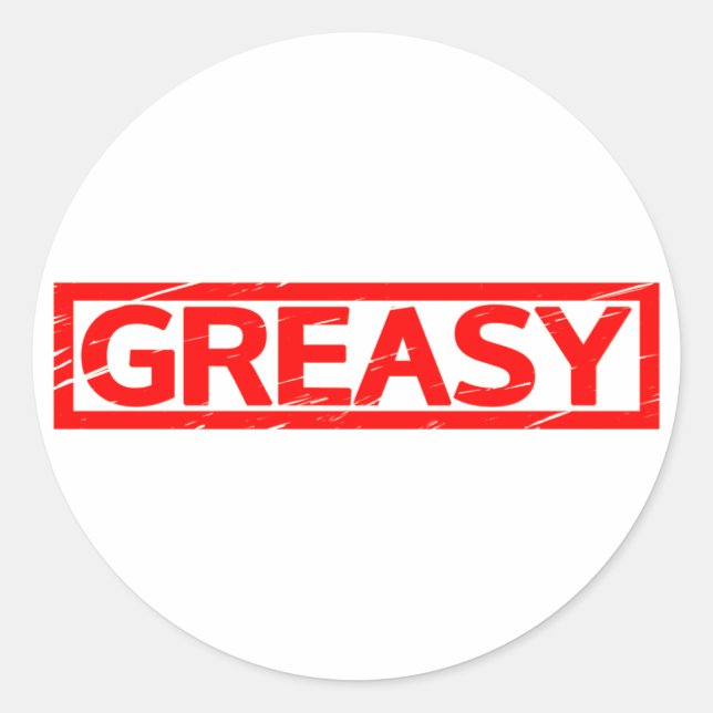 Adesivo Carimbo Greasy (Frente)