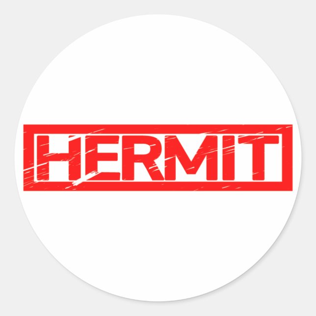 Adesivo Carimbo Hermit (Frente)