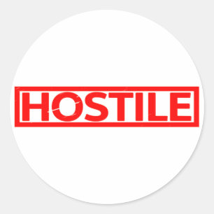 Adesivo Carimbo Hostil