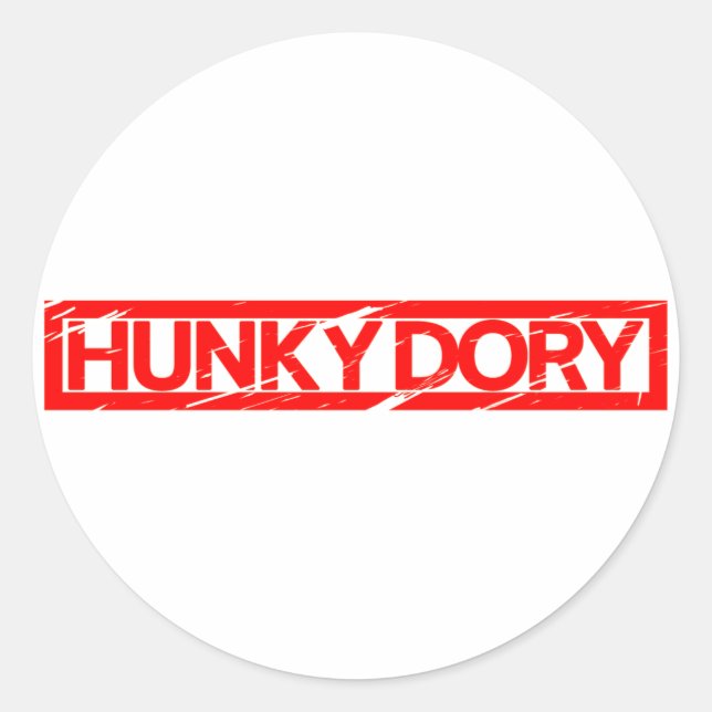 Adesivo Carimbo Hunky Dory (Frente)
