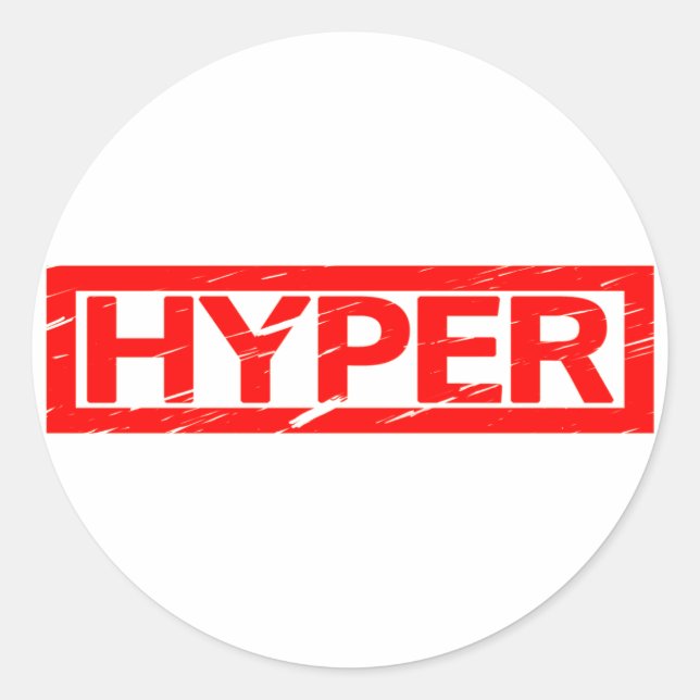 Adesivo Carimbo Hyper (Frente)