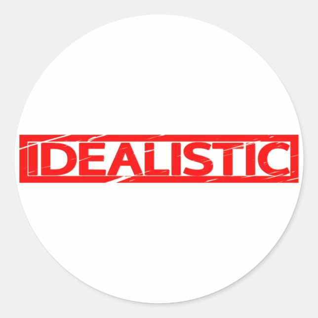Adesivo Carimbo Idealista (Frente)
