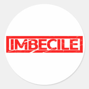 Adesivo Carimbo Imbecil