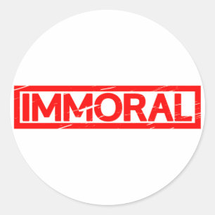Adesivo Carimbo imoral