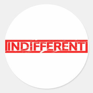 Adesivo Carimbo Indiferente
