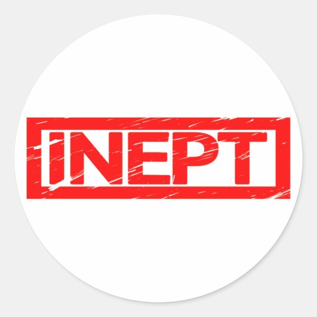 Adesivo Carimbo Inept (Frente)
