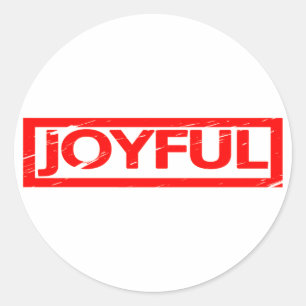 Adesivo Carimbo Joyful
