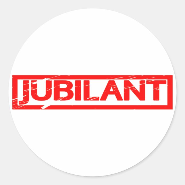 Adesivo Carimbo Jubilant (Frente)