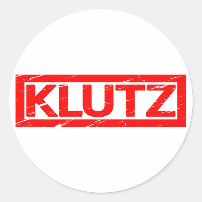 Adesivo Carimbo Klutz (Frente)
