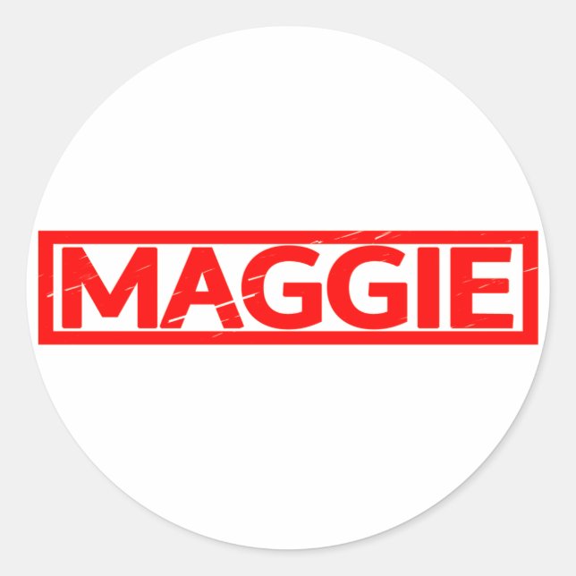 Adesivo Carimbo Maggie (Frente)