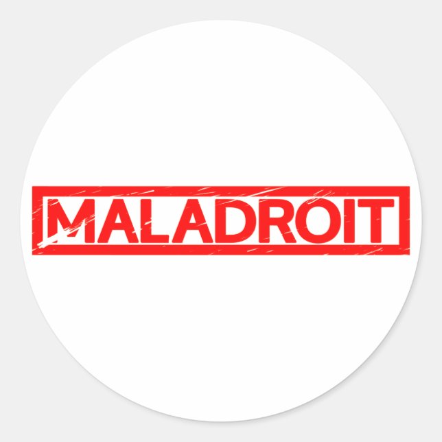 Adesivo Carimbo Maladroit (Frente)