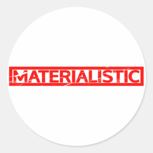 Adesivo Carimbo materialista