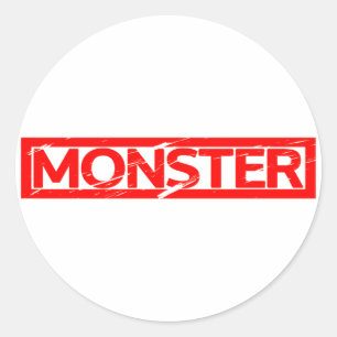 Adesivo Carimbo Monster