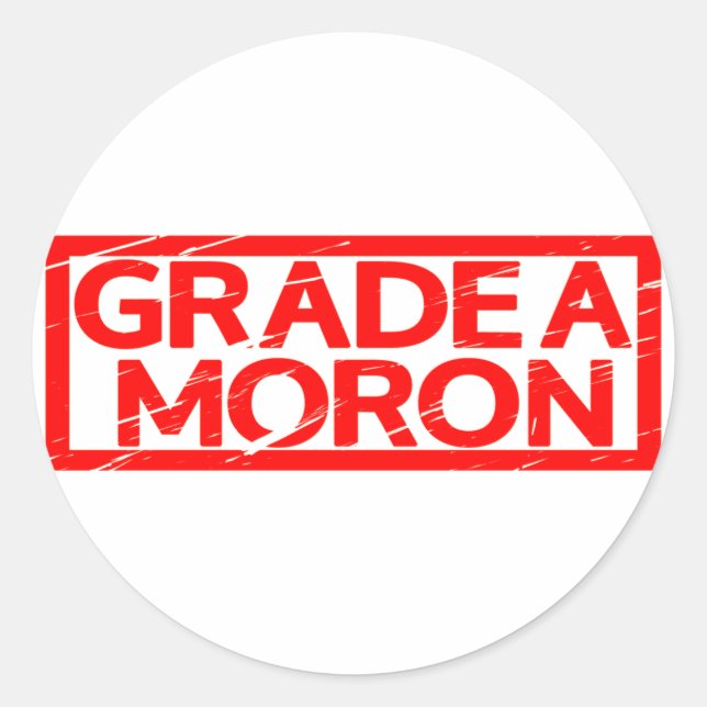 Adesivo Carimbo Moron Grau A (Frente)