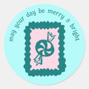 Adesivo Carimbo Natalino Caprichoso Cute Personalizado Ale