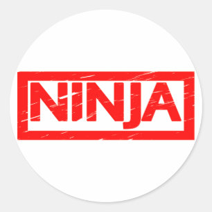 Adesivo Carimbo Ninja