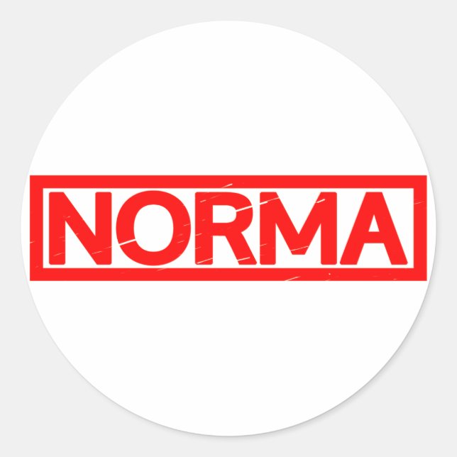 Adesivo Carimbo Norma (Frente)