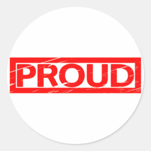 Adesivo Carimbo Orgulhoso