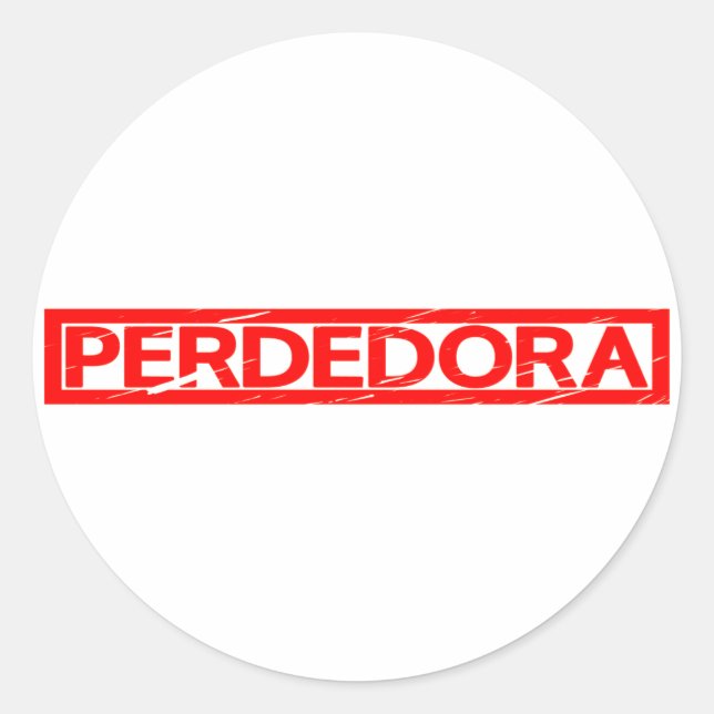Adesivo Carimbo Perdedora (Frente)
