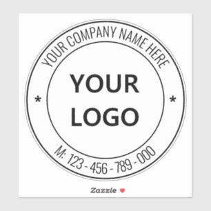 Adesivo Carimbo personalizado do Promocional de logotipo d