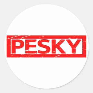 Adesivo Carimbo Pesky