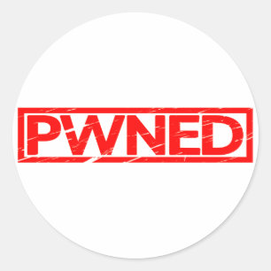Adesivo Carimbo Pwned