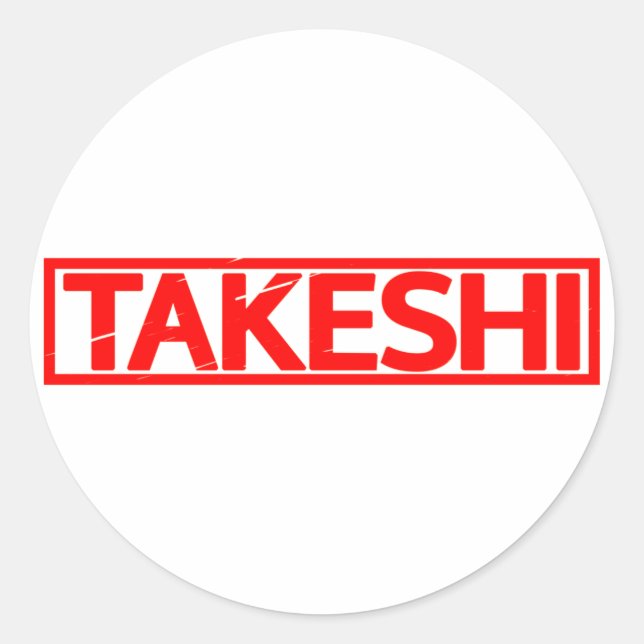 Adesivo Carimbo Takeshi (Frente)