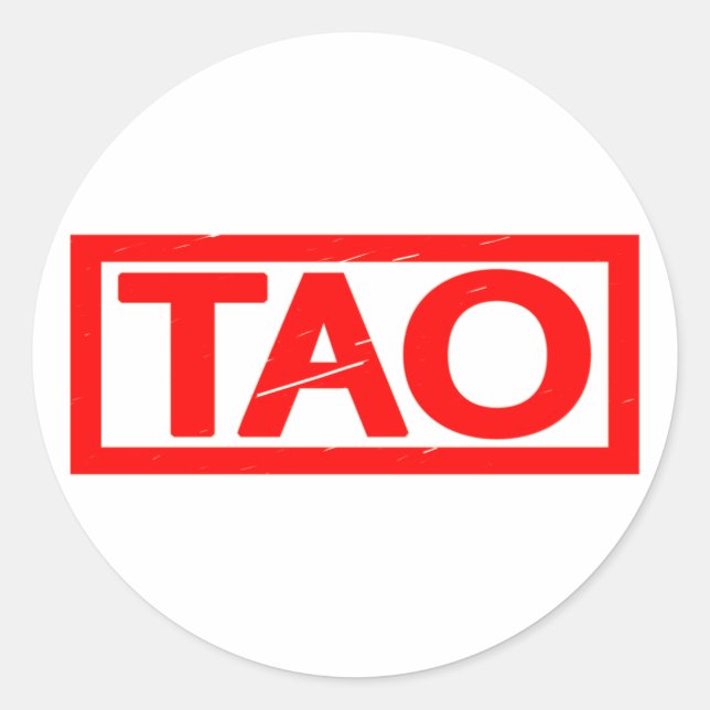 Adesivo Carimbo Tao (Frente)