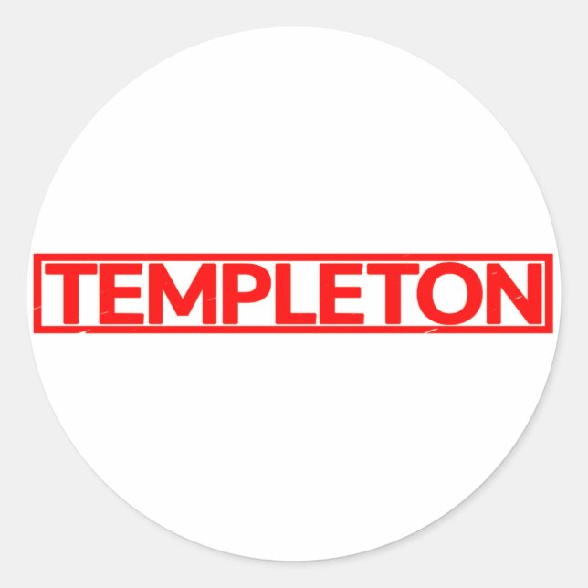 Adesivo Carimbo Templeton (Frente)