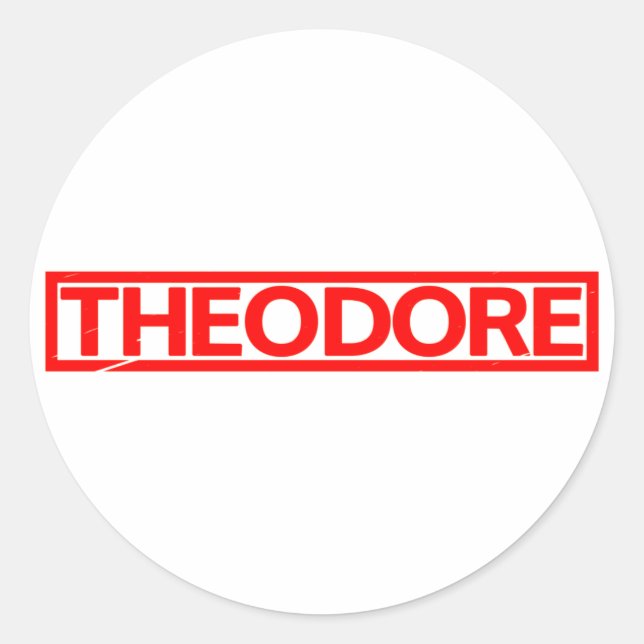 Adesivo Carimbo Theodore (Frente)