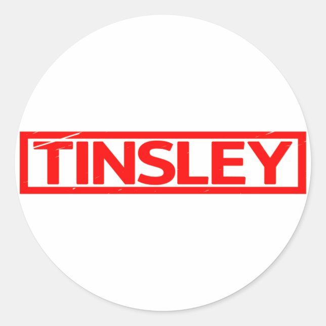 Adesivo Carimbo Tinsley (Frente)
