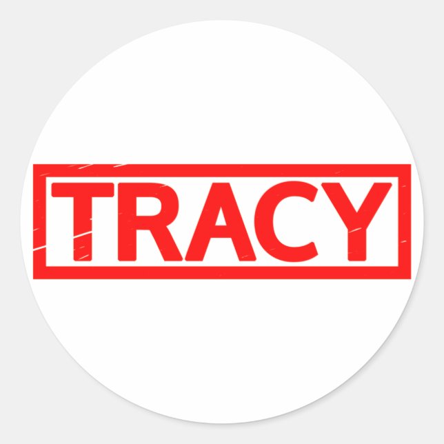 Adesivo Carimbo Tracy (Frente)