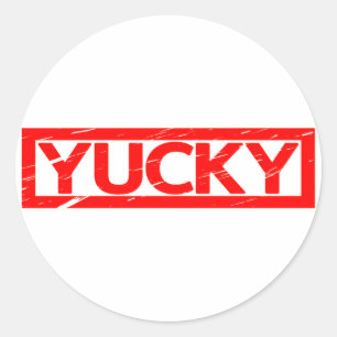 Adesivo Carimbo Yucky