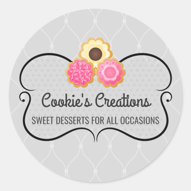 Adesivo Carimbos para cozinheiros elegantes (Frente)