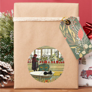 Adesivo Carl Larsson - Flores em uma janela