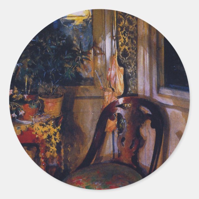 Adesivo Carl Larsson Vintage O Canto Dos Brinquedos (Frente)