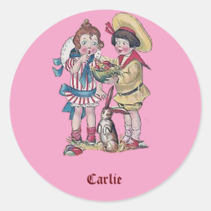 Adesivo CARLIE ~ PÁSCOA Sticker Vintage 1911 ~ Cute! ~