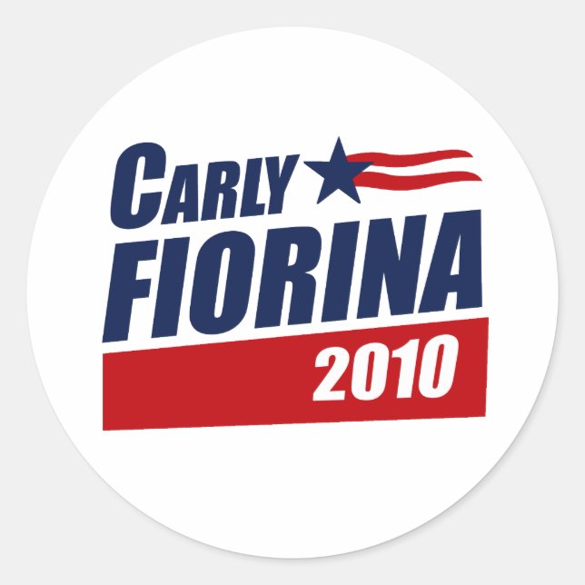 ADESIVO CARLY FIORINA 2010 (Frente)