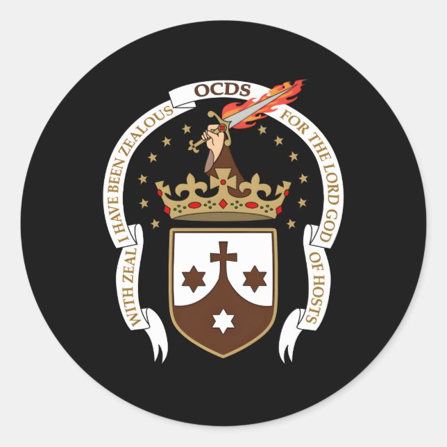 Adesivo Carmelite Secular (Frente)
