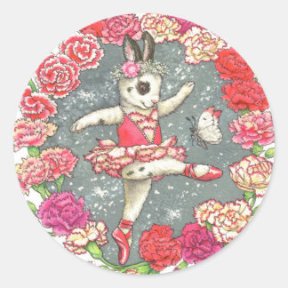 Adesivo Carnação Ballerina Bunny Stickers