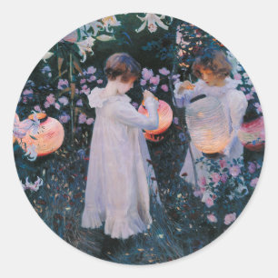 Adesivo Carnation Lily Lily Rose por John Singer Sargent