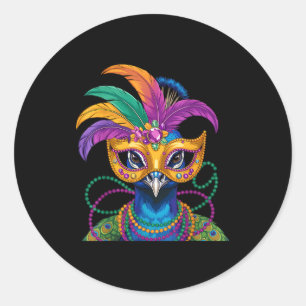 Adesivo Carnaval de Fantasias de Mardi Gras Nova Orleans
