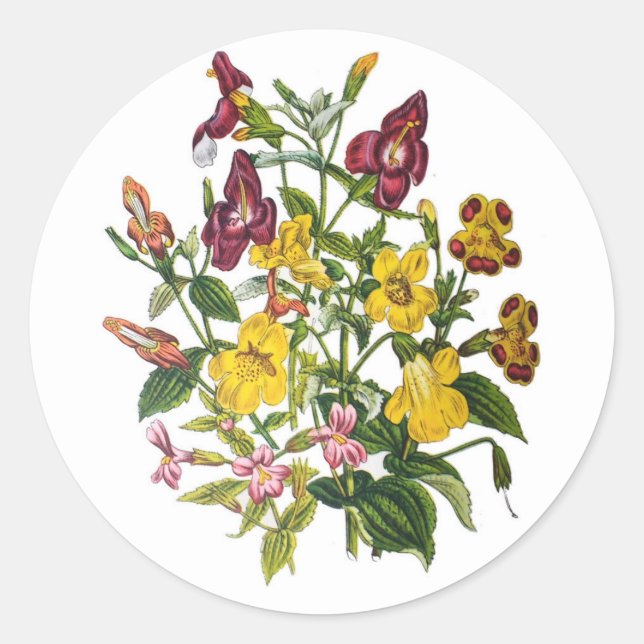 Adesivo Carnaval de flores (Frente)