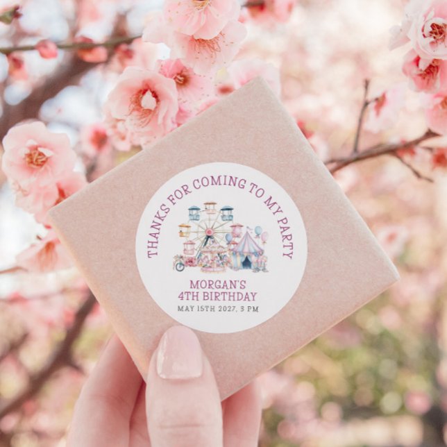 Adesivo Carnaval - Orçamento de Aniversário Bonito Obrigad (Criador carregado)