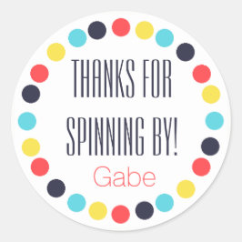 Adesivo Carnaval Personalizado Rótulo de Aniversário do Pi