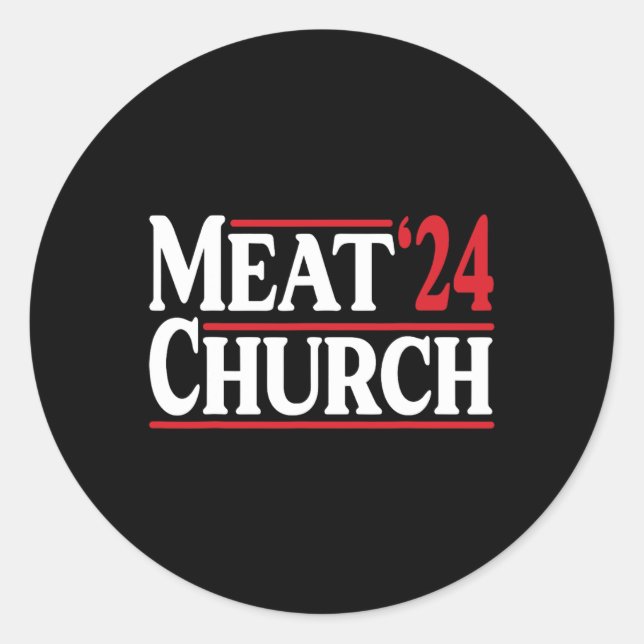 Adesivo Carne Igreja 24 Bbq (Frente)