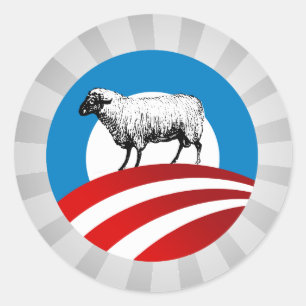 ADESIVO CARNEIROS DE OBAMA