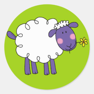 Adesivo Carneiros Woolly