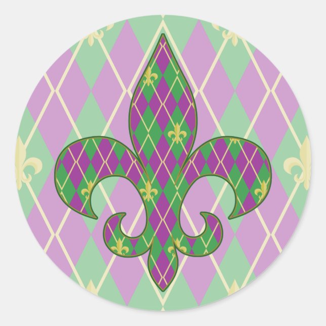 Adesivo Carnival Argyle Sticker (Frente)